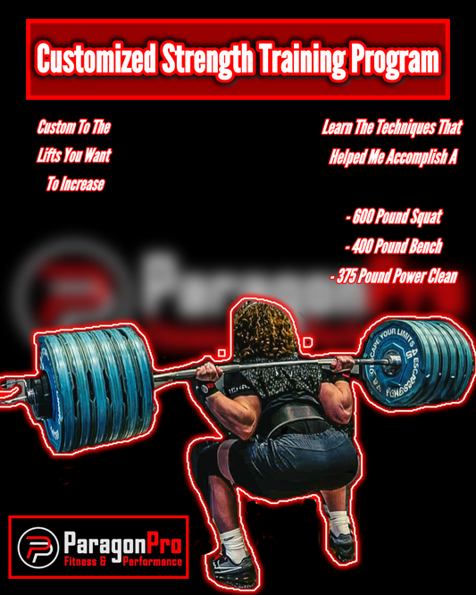 CUSTOMIZED Strength Building Program. (1 on 1 Training - 6 Weeks)