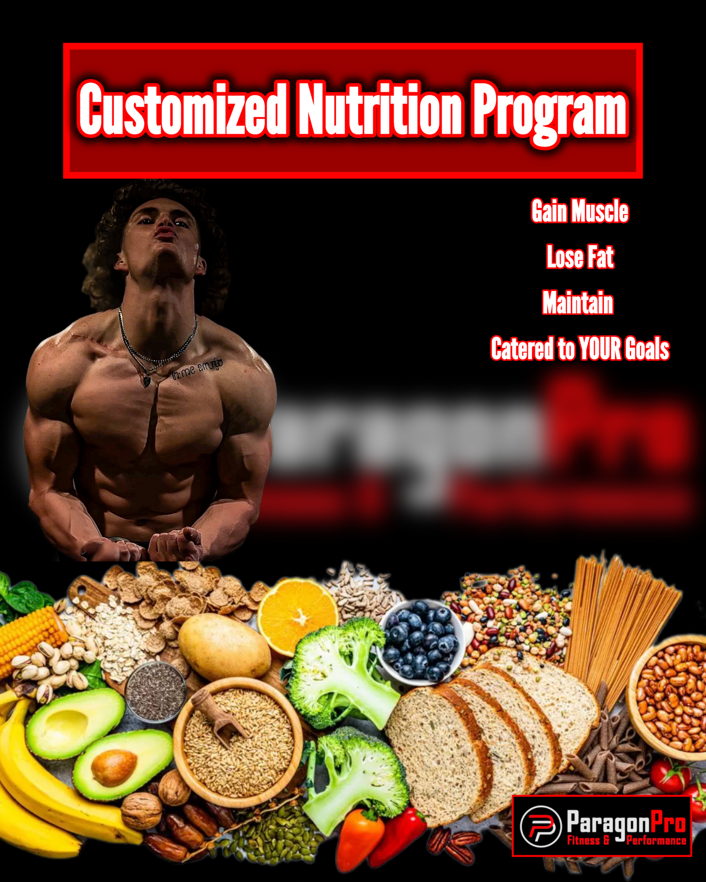 CUSTOMIZED Nutrition Program (1 on 1 Training - 6 Weeks)